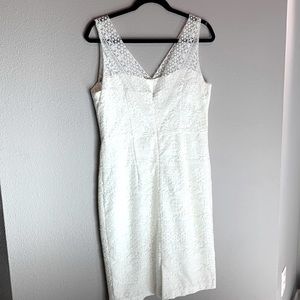 NWOT Size 10 Maggie London Cream Lace Dress